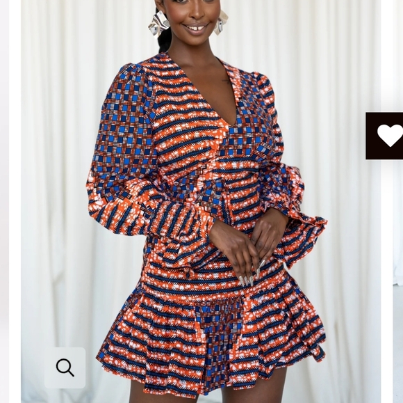 Ofuure Mini Ruffle dress B3 - Picture 7 of 13